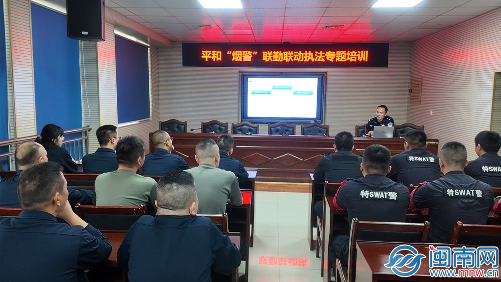 平和县烟草专卖局联合公安部门开展打假打私联合培训(图2)