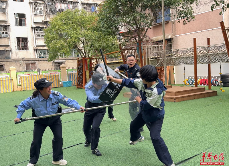 溆浦县幼儿园教育集团开展安全护学岗技能培训(图3)